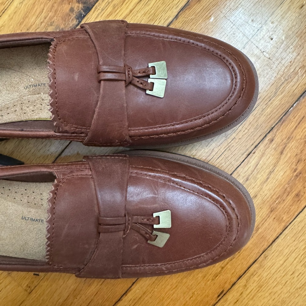 Clark’s Women’s Brown Leather Loafers